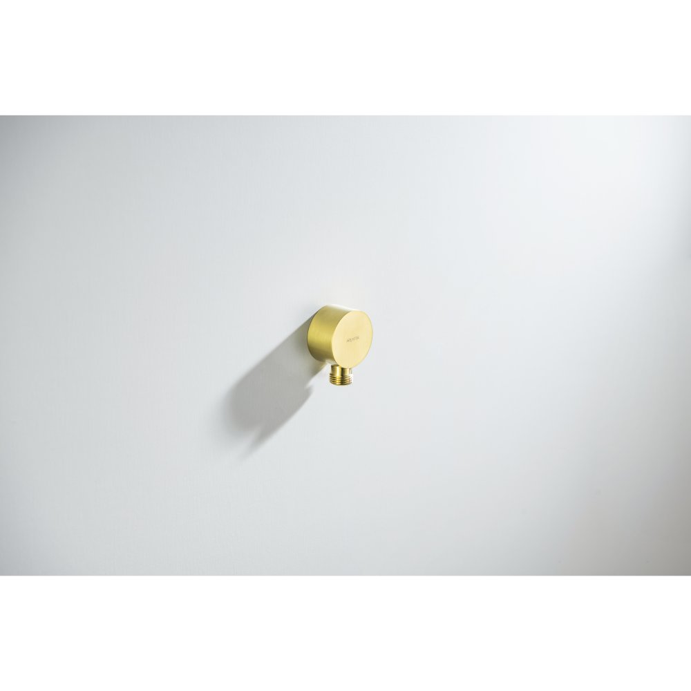 Шланговое подсоединение Aquatek шлифованное золото AQ2457BG