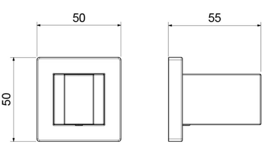 Держатель ручного душа Aquanet матовый черный AQ2401MB