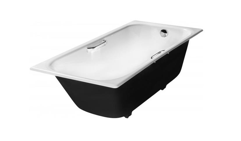 Ванна чугунная Wotte Start 1500х700х445 мм с отверстиями для ручек Start 1500x700UR