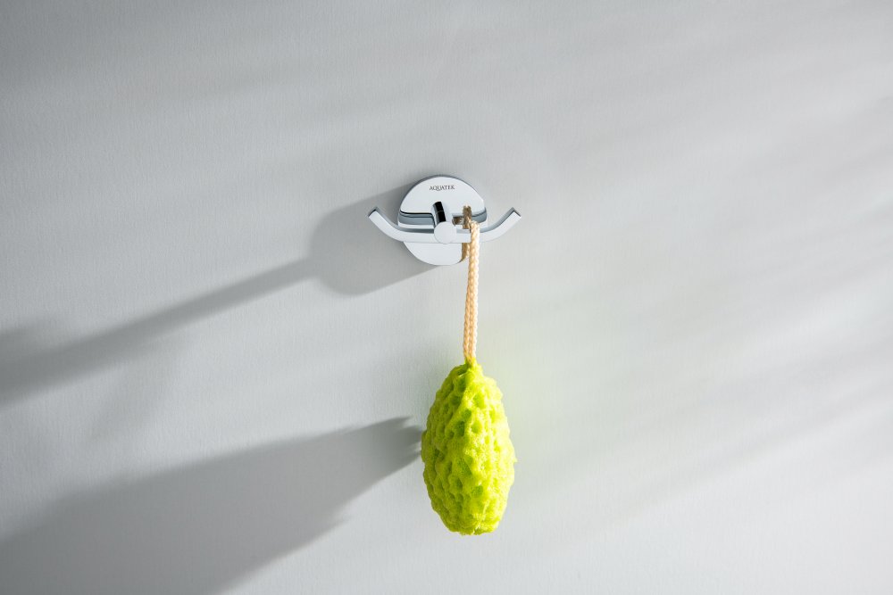 Крючок двойной Aquanet Бетта хром AQ4602CR