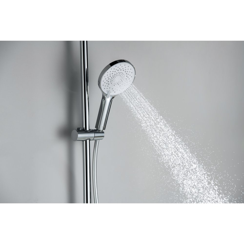 Душевая система Aquanet Лугано AQ2740CR со смесителем для ванны 255 мм хром AQ2740CR