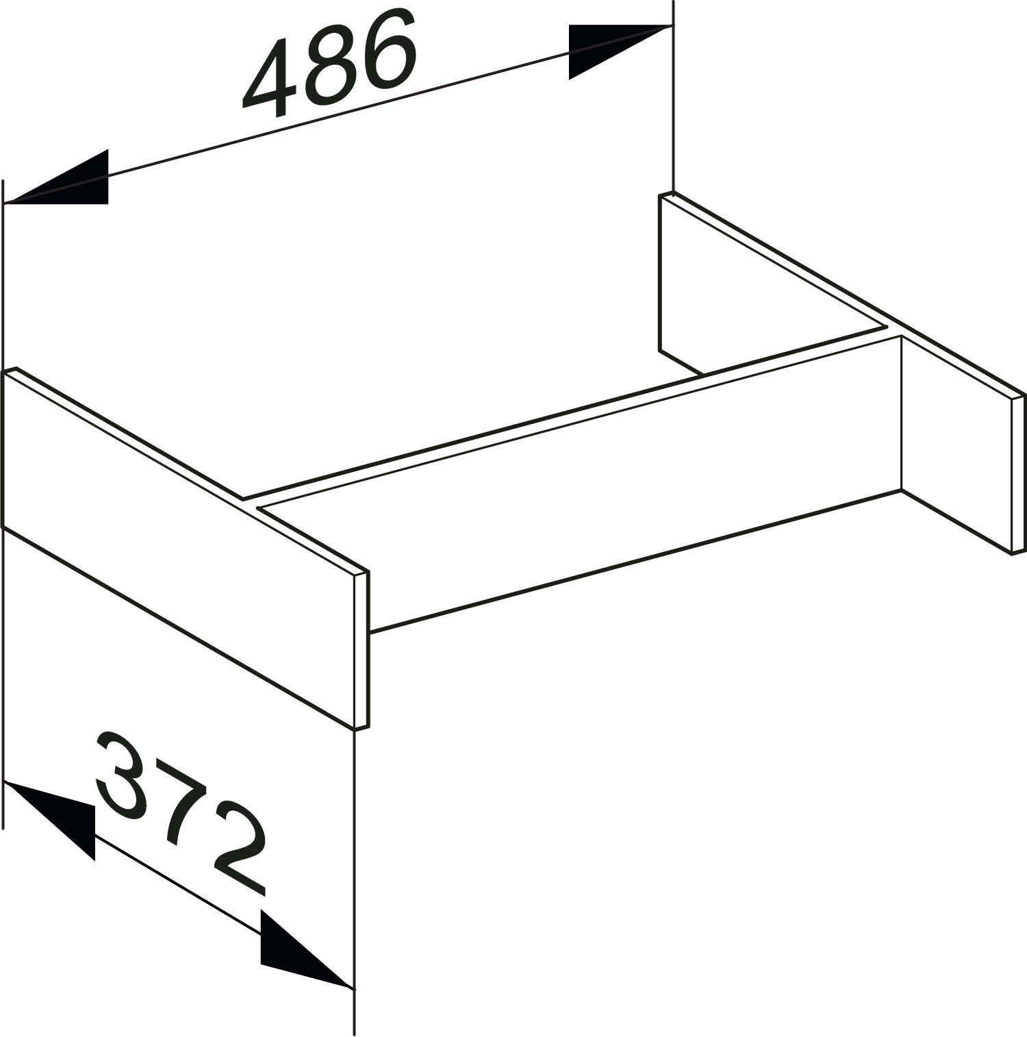 Разделитель для выдвижного ящика KEUCO Edition 400 глубина 535 мм 31599030000