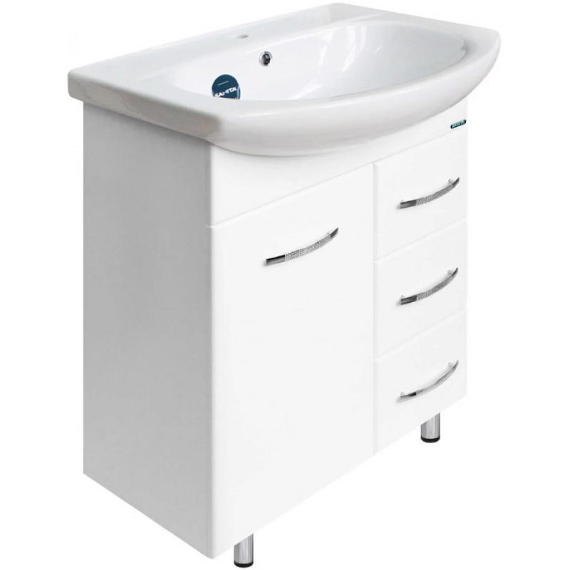 Комплект Тумба напольная Dreja Лагуна/3 с умывальником Лагуна 65 SET_Лагуна-3/Лагуна-65