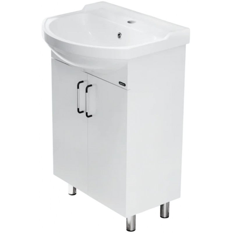 Комплект Тумба напольная Dreja Рондо 56 с умывальником Рондо 56 SET_Рондо/Рондо-56