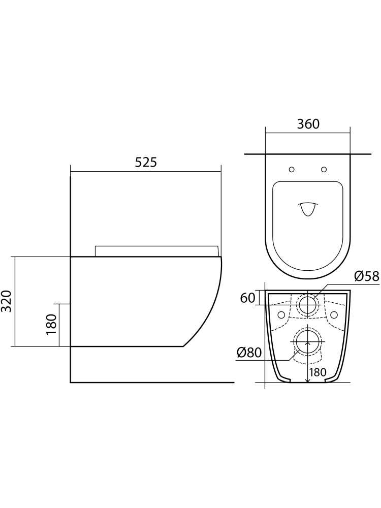 Инсталляция с унитазом AQUATEK Европа 4 в 1 рама Standard INS-0000012 кнопка KDI-0000049 унитаз AQ1901-MB MB-049