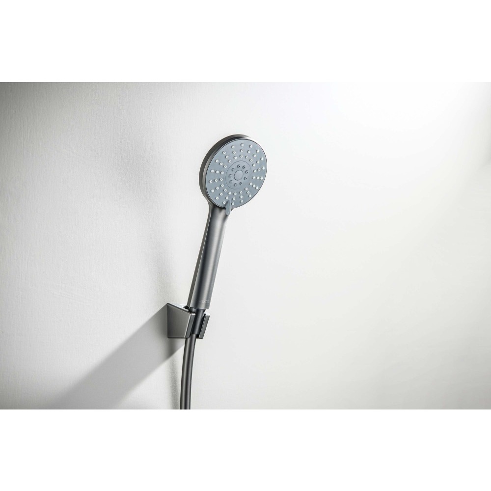 Душевой набор Aquanet Бетта 100 3jet оружейная сталь AQ2032BGM