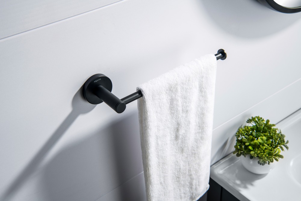 Полотенцедержатель Aquanet Europa матовый черный AQ4119MB