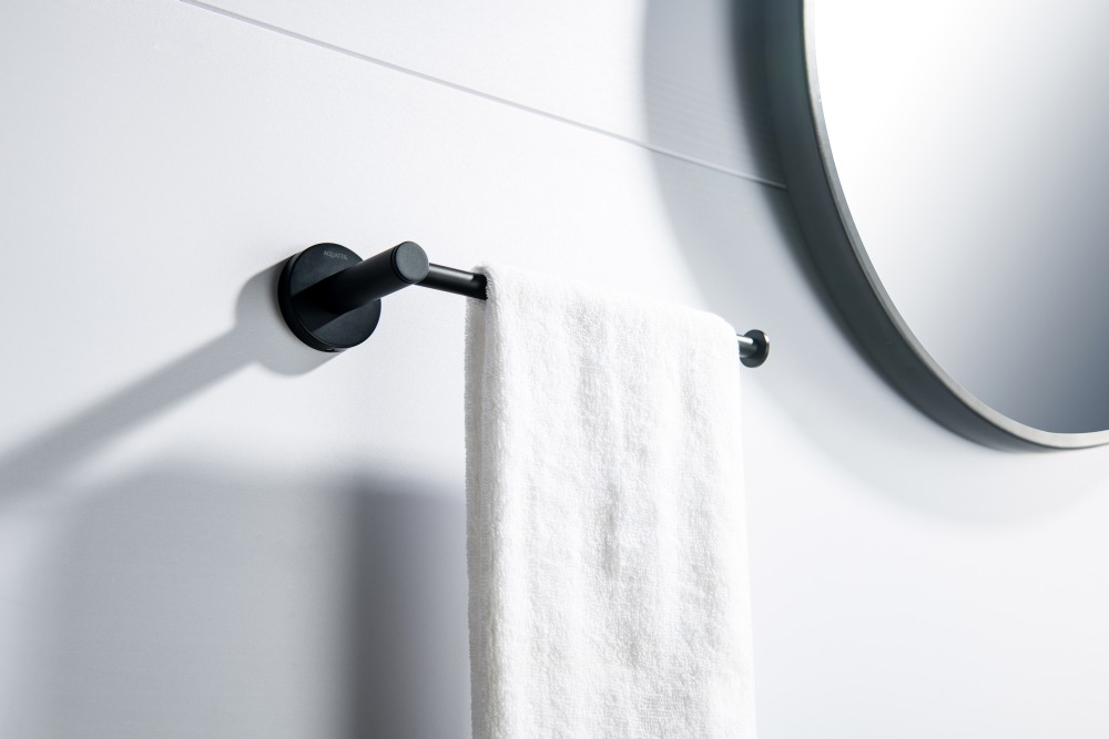 Полотенцедержатель Aquanet Europa матовый черный AQ4119MB