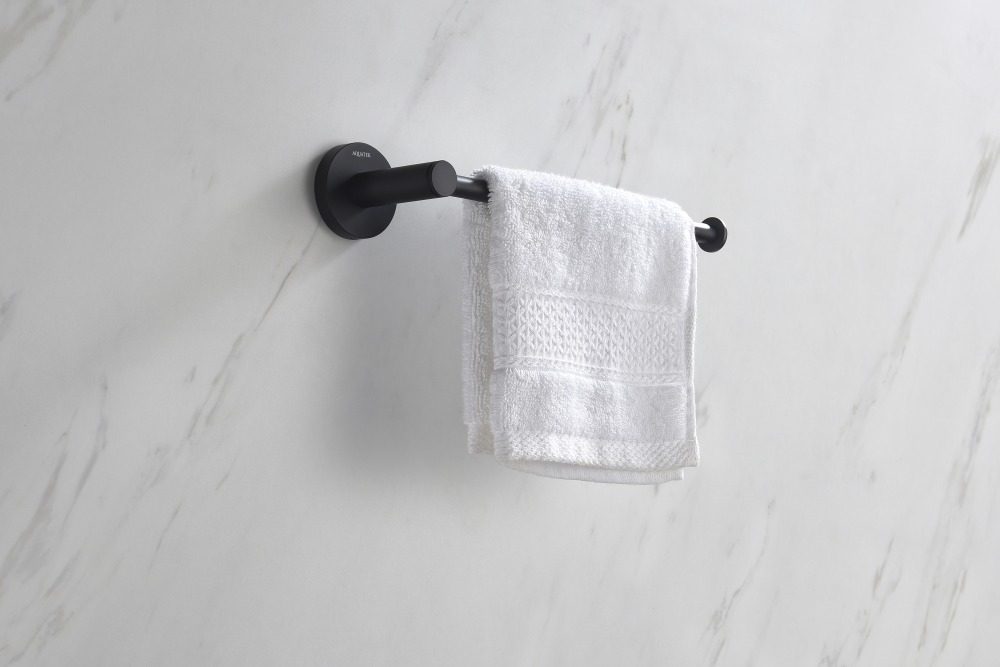 Полотенцедержатель Aquanet Europa матовый черный AQ4119MB