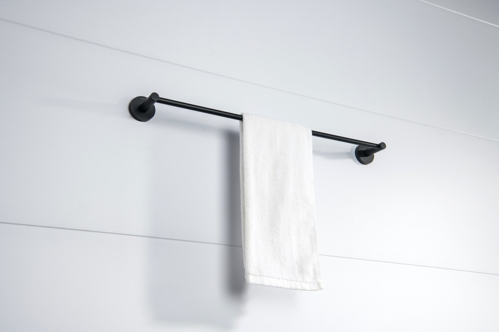 Полотенцедержатель Aquanet Европа 600 мм матовый черный AQ4114MB