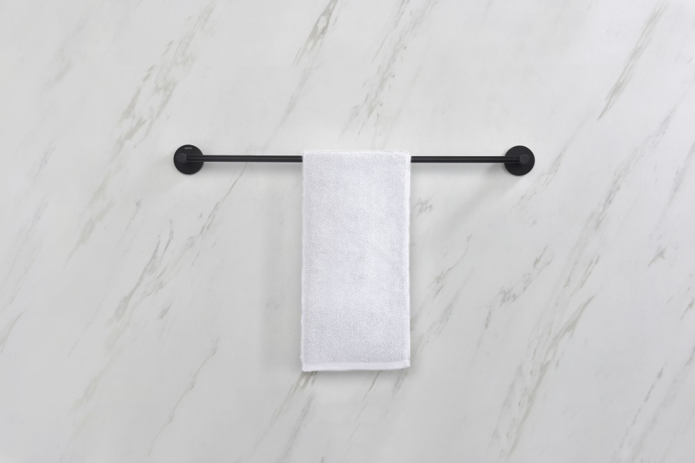 Полотенцедержатель Aquanet Европа 600 мм матовый черный AQ4114MB