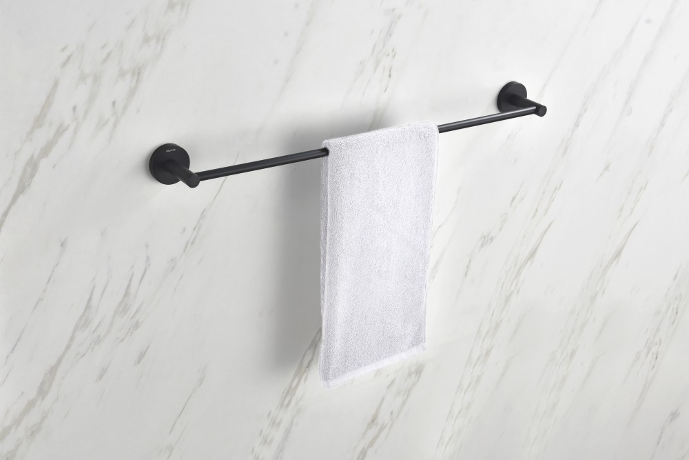 Полотенцедержатель Aquanet Европа 600 мм матовый черный AQ4114MB