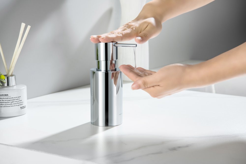 Дозатор для мыла настольный Aquanet Оберон хром AQ4229CR