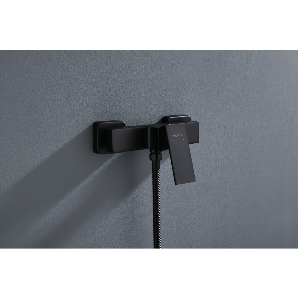 Смеситель для душа Aquanet Libra черный матовый AQ1660MB