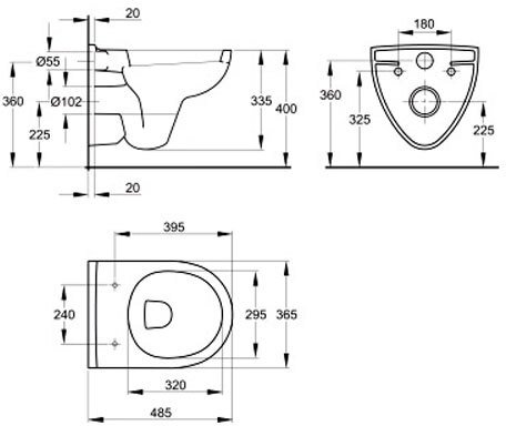 Унитаз подвесной Jacob Delafon Odeon Up E4705-00