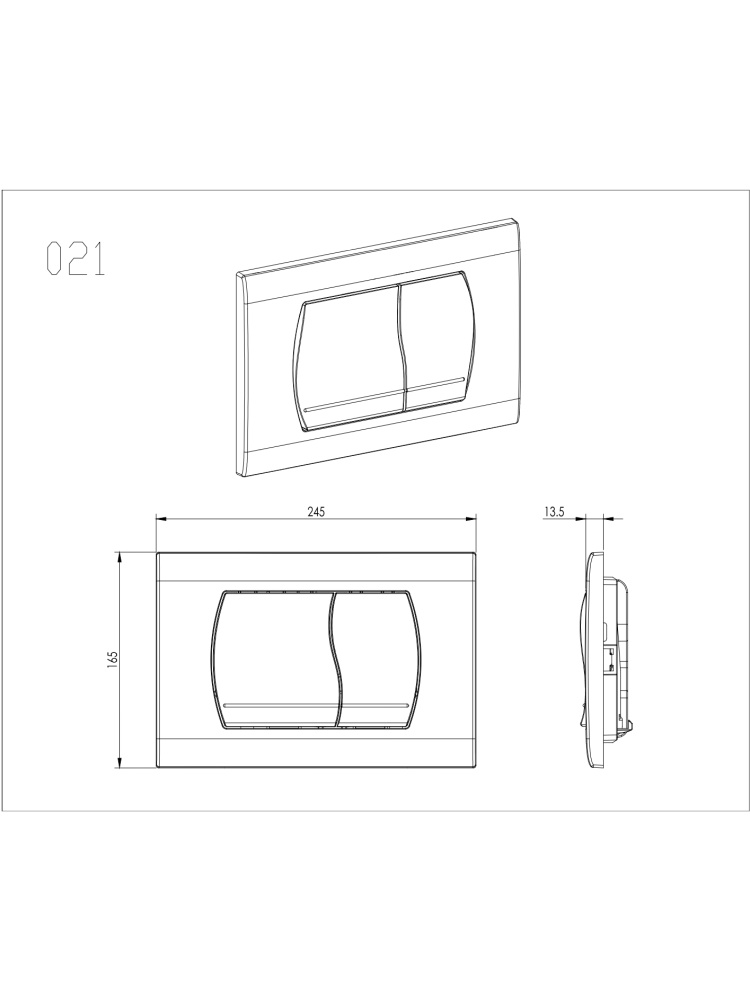 Инсталляция с унитазом AQUATEK Европа 4 в 1 рама Standard INS-0000012 кнопка KDI-0000049 унитаз AQ1901-MB MB-049