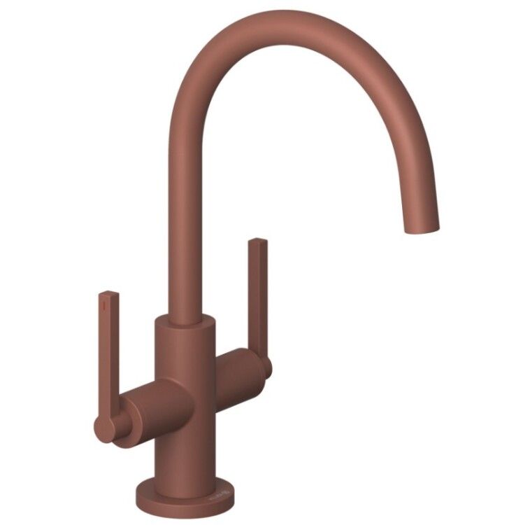 Смеситель для раковины Kludi Nova Fonte Puristic вентильный коралловый матовый 20118O515