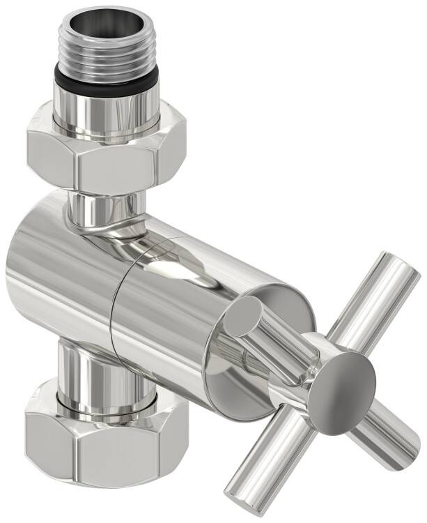 Вентиль прямой Сунержа Крест 1/2 x 3/4 сталь без покрытия 00-1409-1234