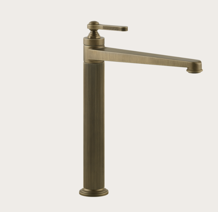 Смеситель для раковины, Gessi, VENTI20, на раковину/столешницу, цвет-Antique Brass
