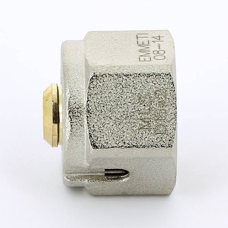 Соединитель для металлопластиковых труб обжимной Emmeti Monoblocco 16х2 мм M24x19 28100358