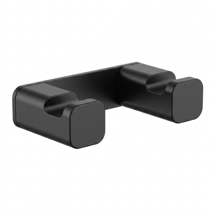 Крючок двойной Splendy Inspiration S 60x30x20 мм черный матовый IS401260VBM