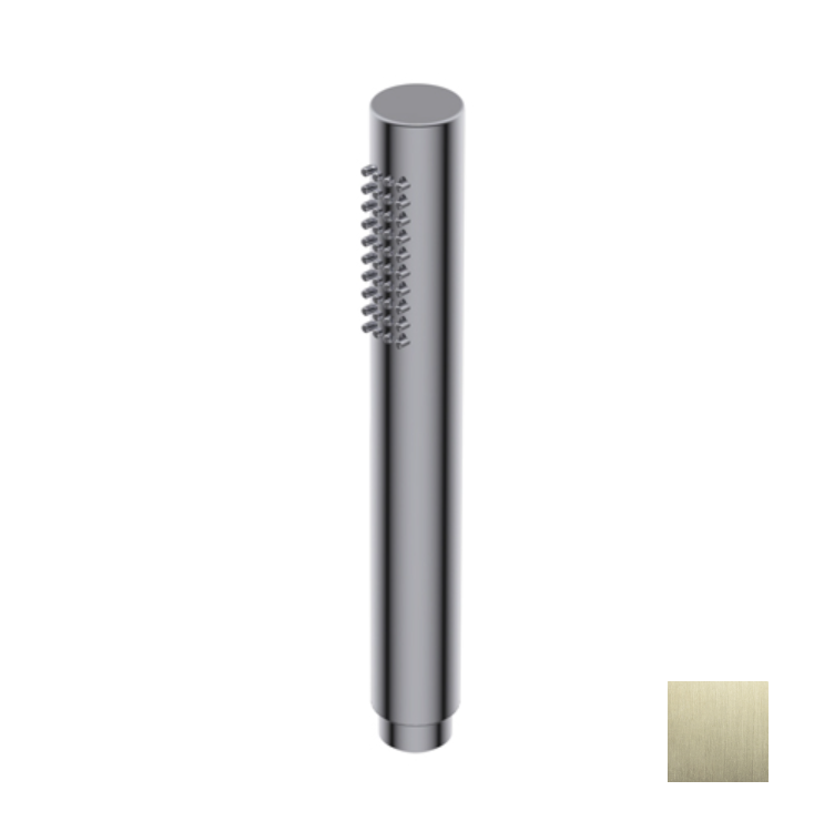 Ручной душ Ritmonio 24x190 мм цилиндрический Brushed Champagne PVD 72D009F46
