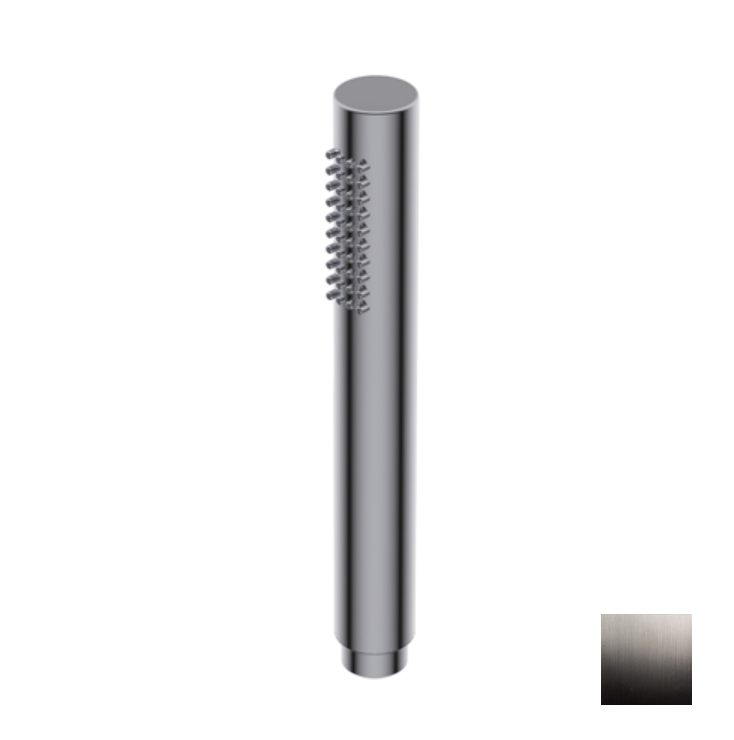 Ручной душ Ritmonio 24x190 мм цилиндрический Brushed Black Chrome 72D009BLX