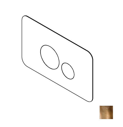 Клавиша смыва Ritmonio 260x160 мм для унитаза цвет Brushed Bronze 78T003BRX