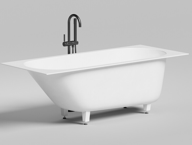 Ванна Salini Ornella Kit 1700x700x600 мм белый глянцевый 102413G