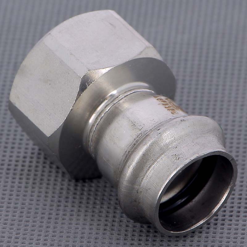 Муфта переходная пресс-В Viega Sanpress Inox нержавеющая сталь 22x1 436636