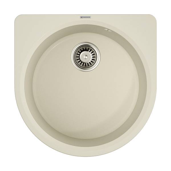 Кухонная мойка Omoikiri Akegata 51-PA Artgranit 51x51 см пастила 4993754