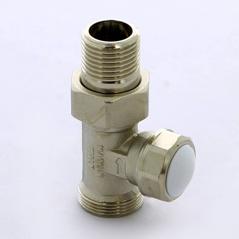 Вентиль радиаторный обратный Emmeti 1/2 x M24x19 прямой с разъемным соединением 01350314