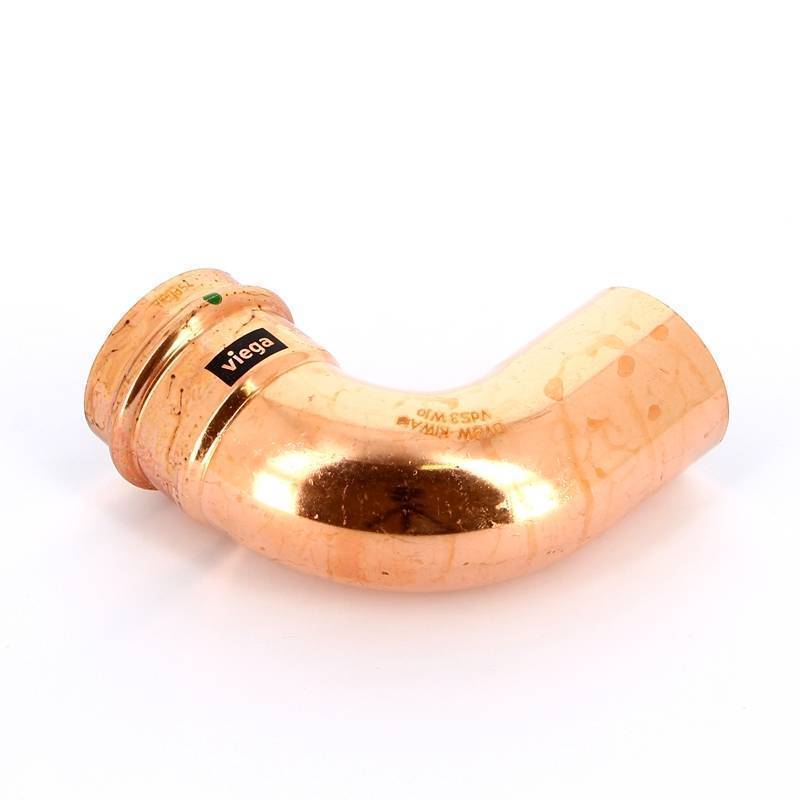 Угол-вставка 90° пресс Viega Profipress 54 мм медь 291716