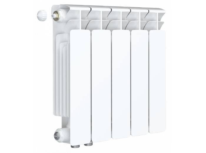 Радиатор биметаллический RIFAR Base Ventil 350 5 секций нижнее левое подключение RBV3505L