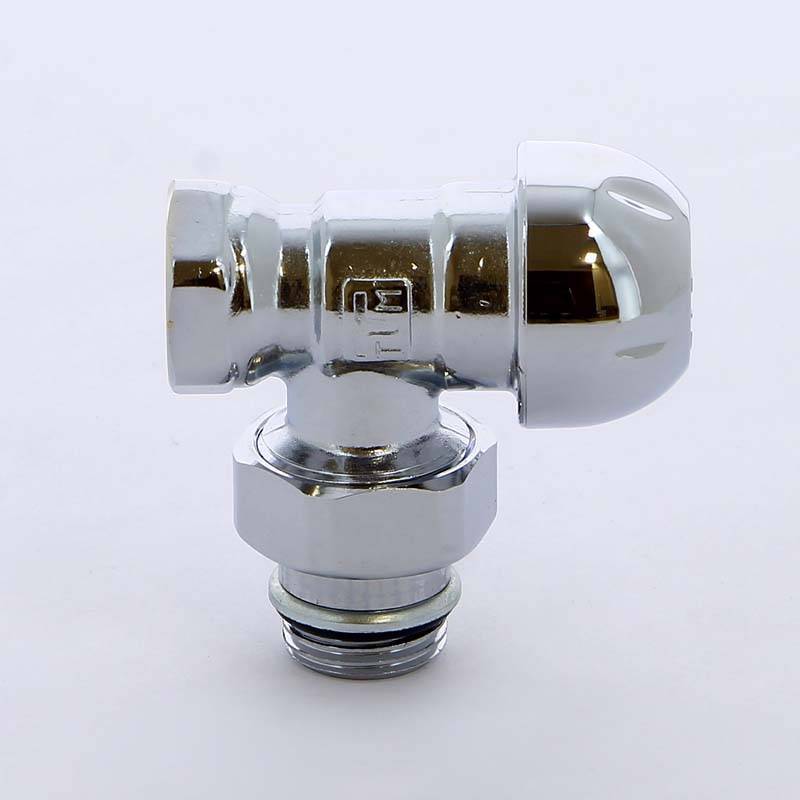 Вентиль радиаторный термостатический угловой Tiemme хромированный 1/2 3300016