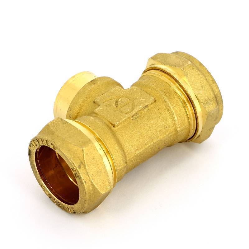 Тройник обжимной с внутренней резьбой Tiemme 28х1/2х28 1000101