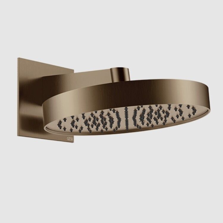 Верхний душ Gessi Ventaglio 300x300 мм с держателем Warm Bronze PVD 63049735
