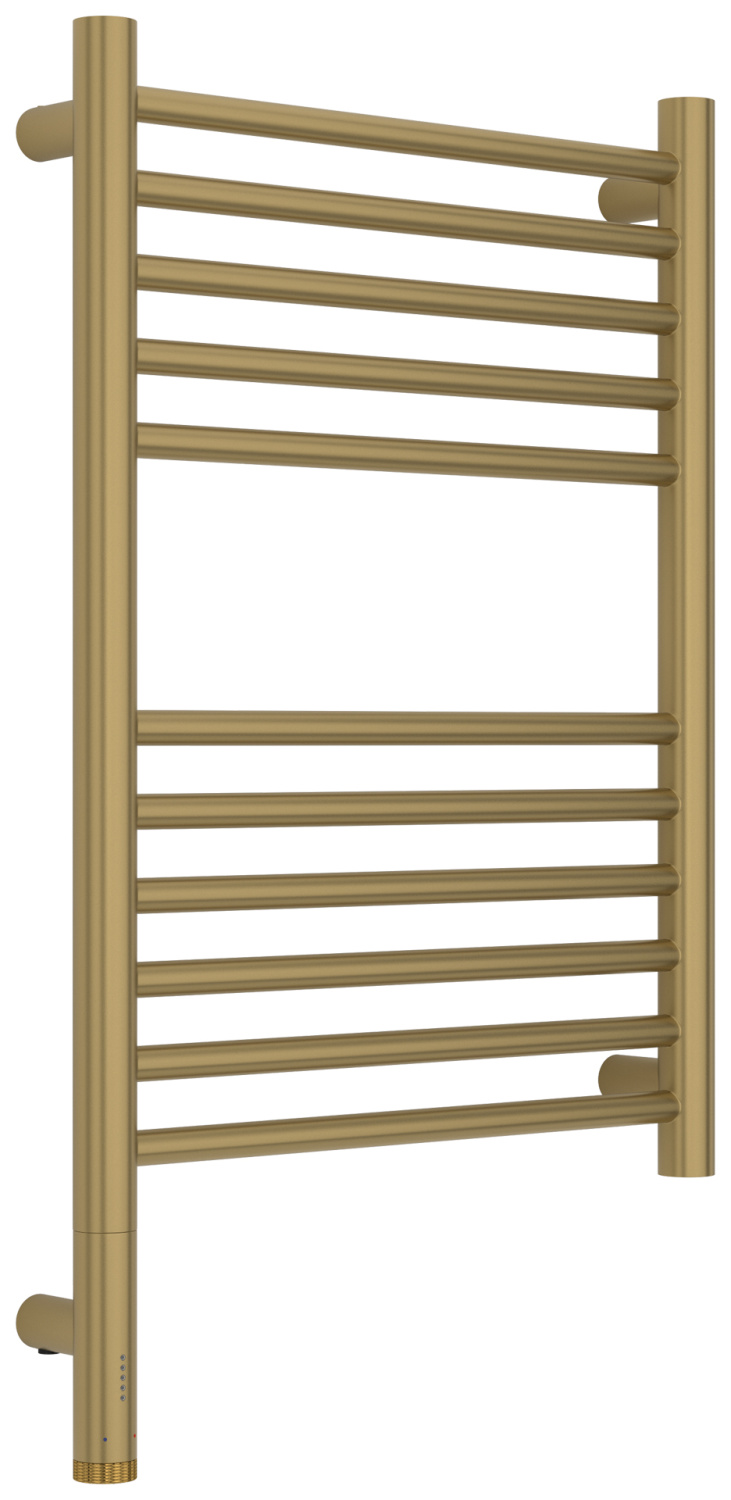 Полотенцесушитель электрический Сунержа Богема 3.1 прямая 40х60 см левое подключение золотой шёлк матовый 32-6004-6040