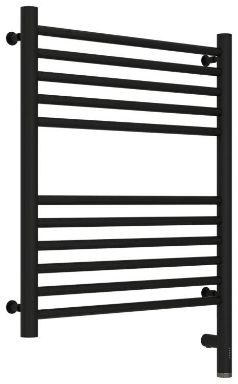 Полотенцесушитель электрический Сунержа Богема 3.0 600x500 мм МЭМ справа чёрный матовый 3158056050