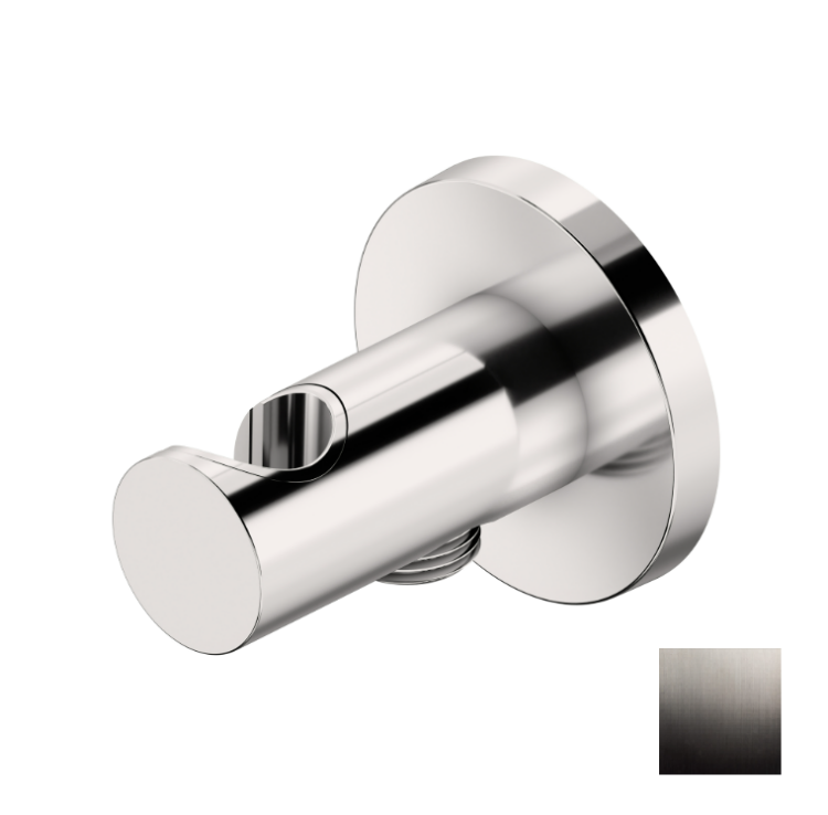 Шланговое подсоединение Ritmonio с держателем цвет Brushed Black Chrome H0BA1062BLX