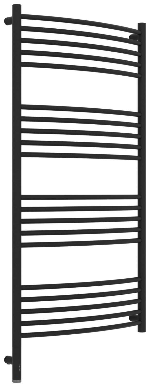 Полотенцесушитель электрический Сунержа Богема 3.1 выгнутая 60х120 см левый титан муар матовый 15-6002-1260