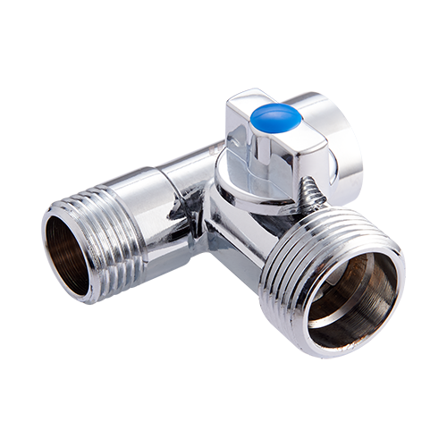 Кран-тройник запорный General Fittings Premium 1/2x3/4x1/2 ВНН PN 10 BV.462.040504