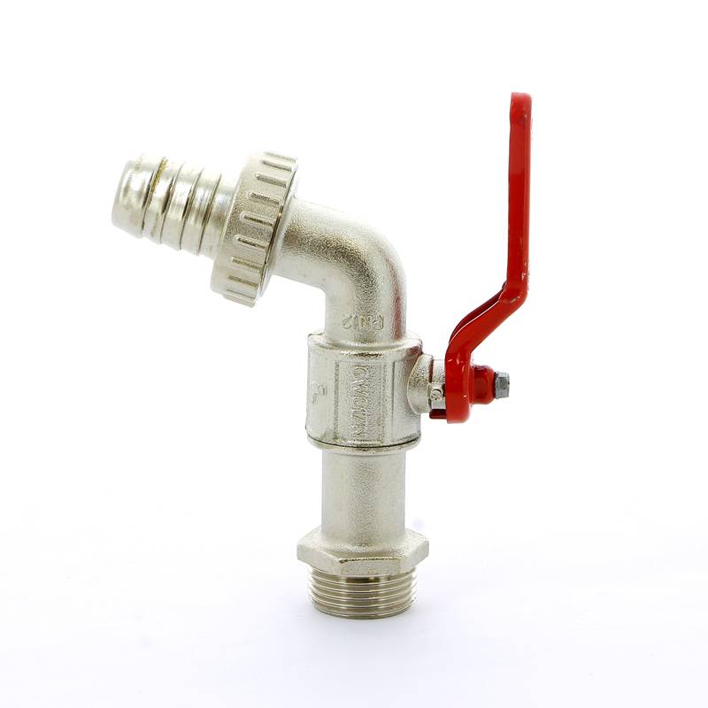 Кран шаровой садовый Itap 132 со штуцером и рычагом 1 1320100