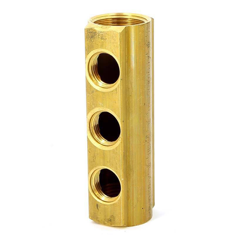 Коллектор магистральный Tiemme 1970 1 ВВ 3 выхода 1/2 ВР межосевое 36 мм 1970065