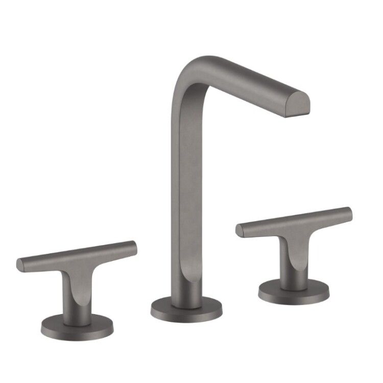 Смеситель для раковины Fantini Sailing на 3 отверстия Matt Gun Metal PVD 67P5J007