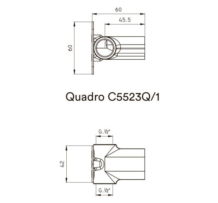 Внутренняя часть гигиенического душа Nicolazzi C5523Q1