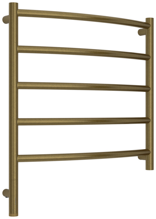 Полотенцесушитель электрический Сунержа Галант 3.1 600х600 МЭМ нижнее слева бронза состаренная 0560006060