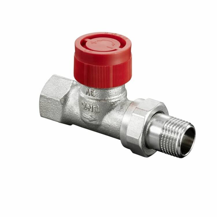 Вентиль термостатический Oventrop Серия AF проходной DN 20 3/4 ВН никелированный 1180706