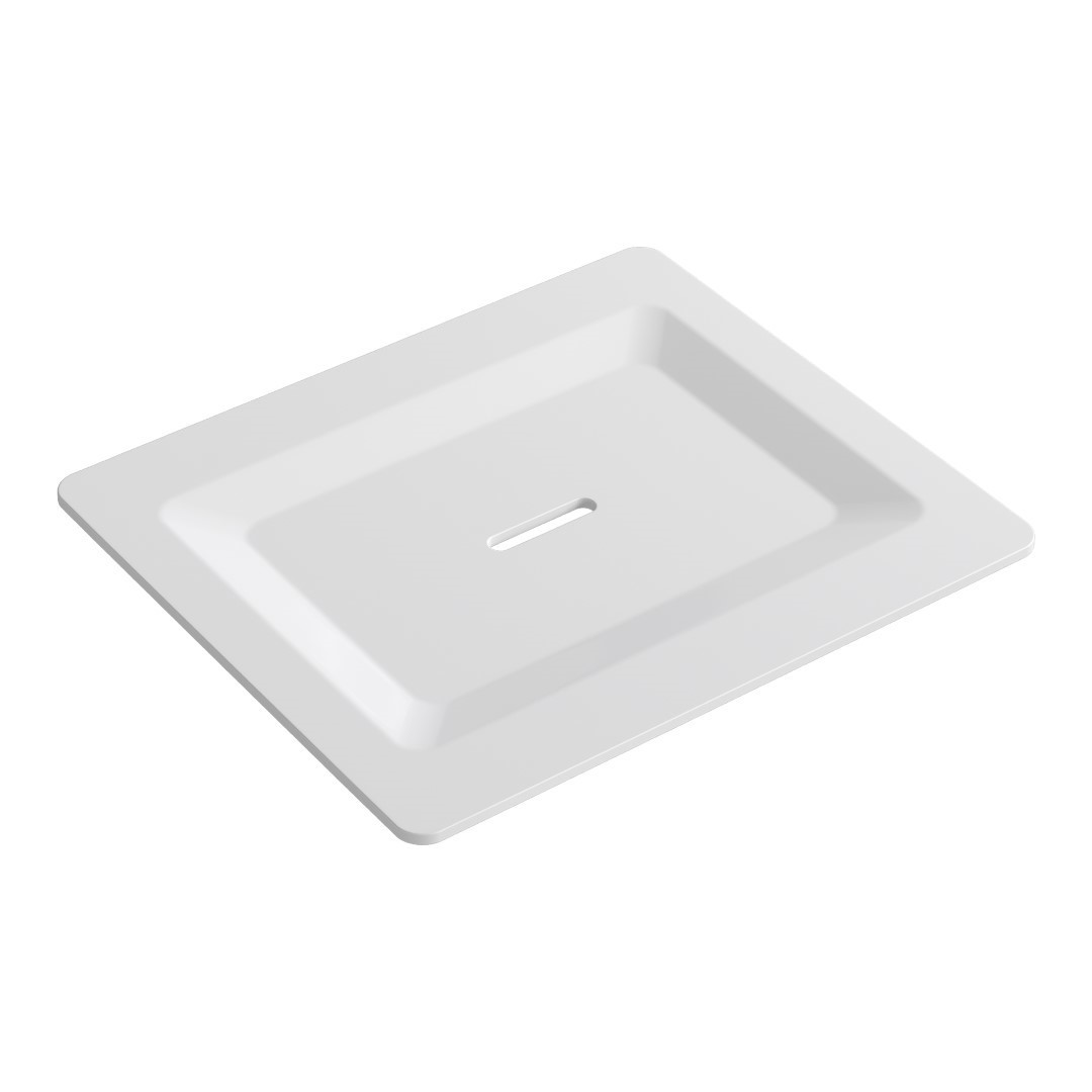 Мыльница накладная Boheme Space с латунной чашей белая 10966-W-SOAP