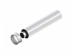 Удлинение дымохода коаксиальное De Dietrich DY 652 60/100 мм 500 мм 84887652